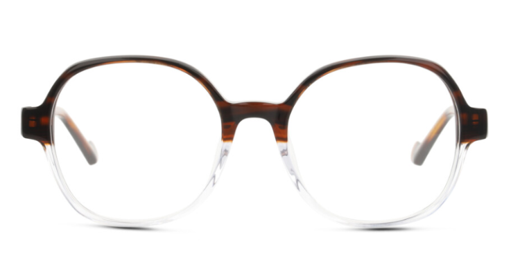 Opas Brille trifft auf einen modernen Farbmix: Retro-optimistische Brille von Unofficial 