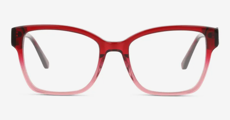 Diese Brillenfassung von Unofficial verläuft von Rot zu Rosa. Unwiderstehlich! 