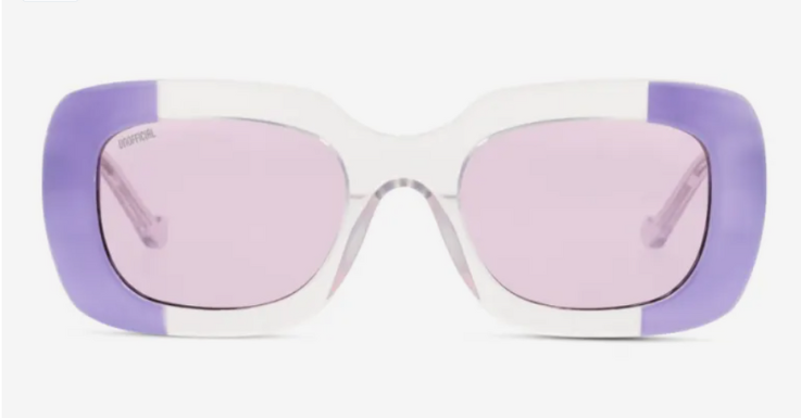 Candy trifft Frühlingsblüten: Sonnenbrille aus Kunststoff von Unofficial 