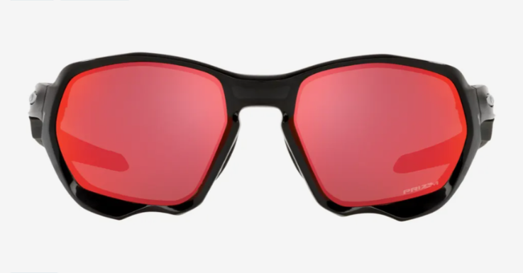 Macht (fast) alles mit: Sportsonnenbrille mit roten Gläsern von Oakley 