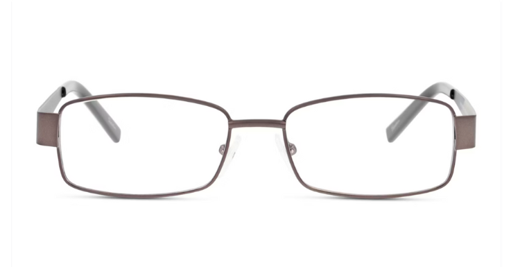 Schmale Brille mit Metallrahmen von Seen 