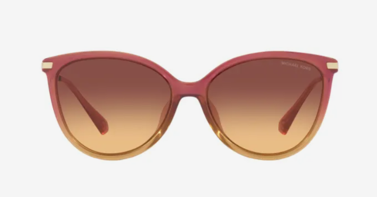 Ein Traum mit warmen Farbverläufen: Cat-Eye-Sonnenbrille von Michael Kors 