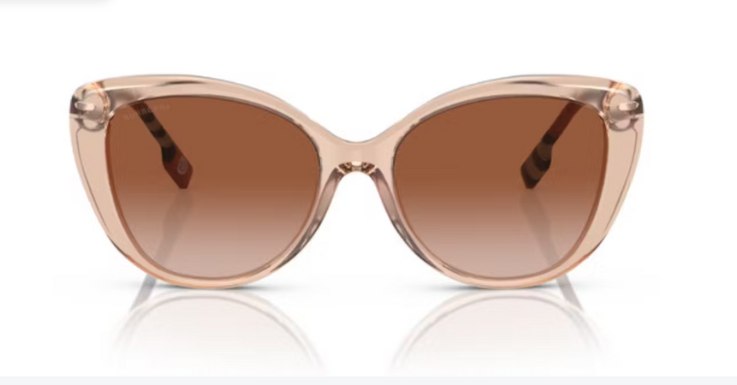 Zartrosa Sonnenbrille von Burberry 