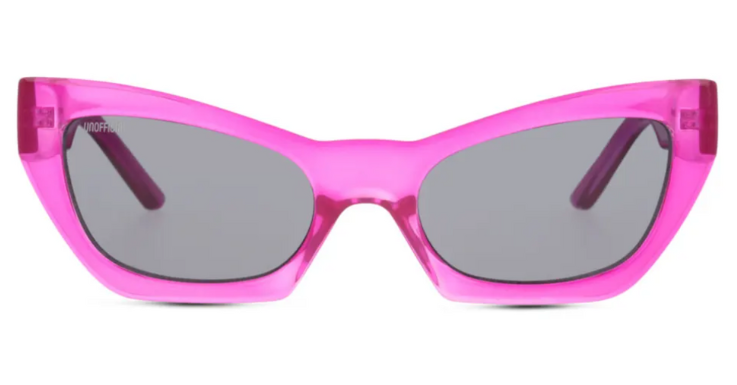 Mit dem knalligen Pink dieser Sonnenbrille von Unofficial ziehst du die Blicke auf dich (EAN: 8719154062919). 