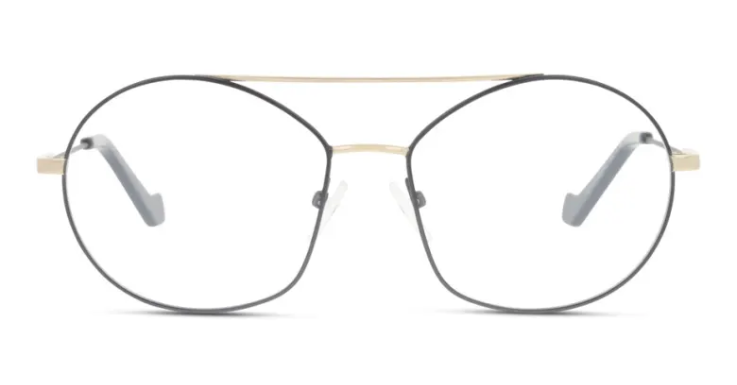 Doppelsteg-Brille von UNOFFICIAL mit geometrischen Gläsern (EAN: 8719154095740)