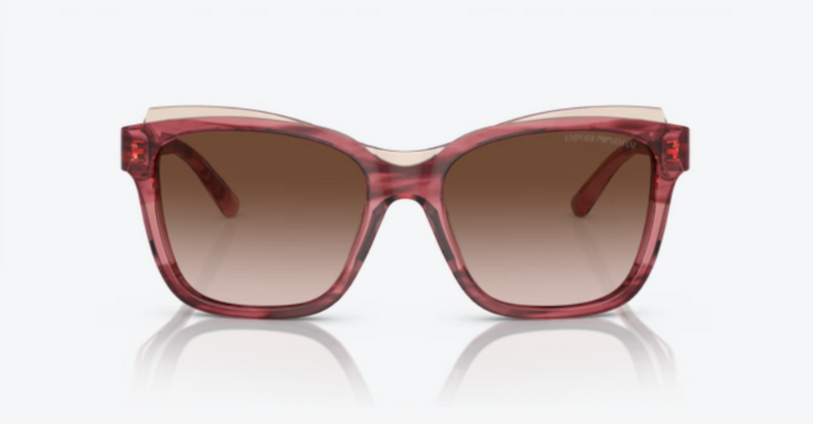Sonnenbrille mit spannendem Transparenz-Spiel von Emporio Armani (EAN: 8056597948203)
